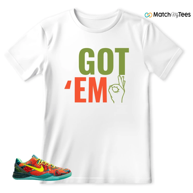 NIKE KOBE 8 PROTRO WHAT THE (2025) SNEAKER Matching Tees t-shirt