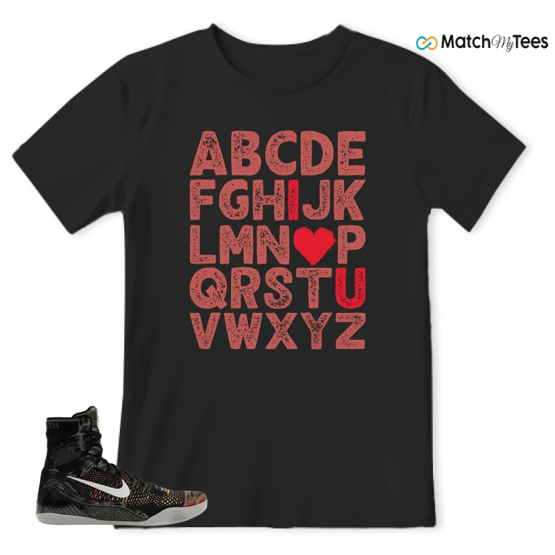NIKE KOBE 9 ELITE MASTERPIECE SNEAKER Matching Tees t-shirt