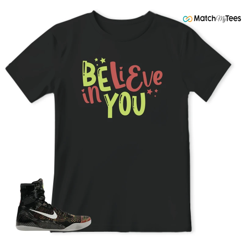 NIKE KOBE 9 ELITE MASTERPIECE SNEAKER Matching Tees t-shirt