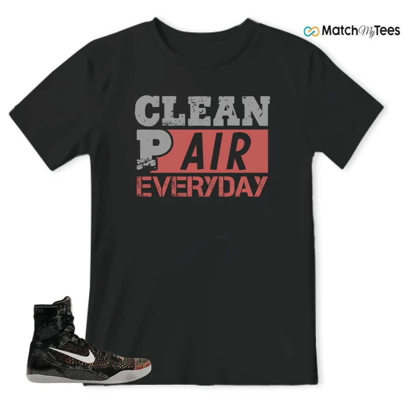 NIKE KOBE 9 ELITE MASTERPIECE SNEAKER Matching Tees t-shirt