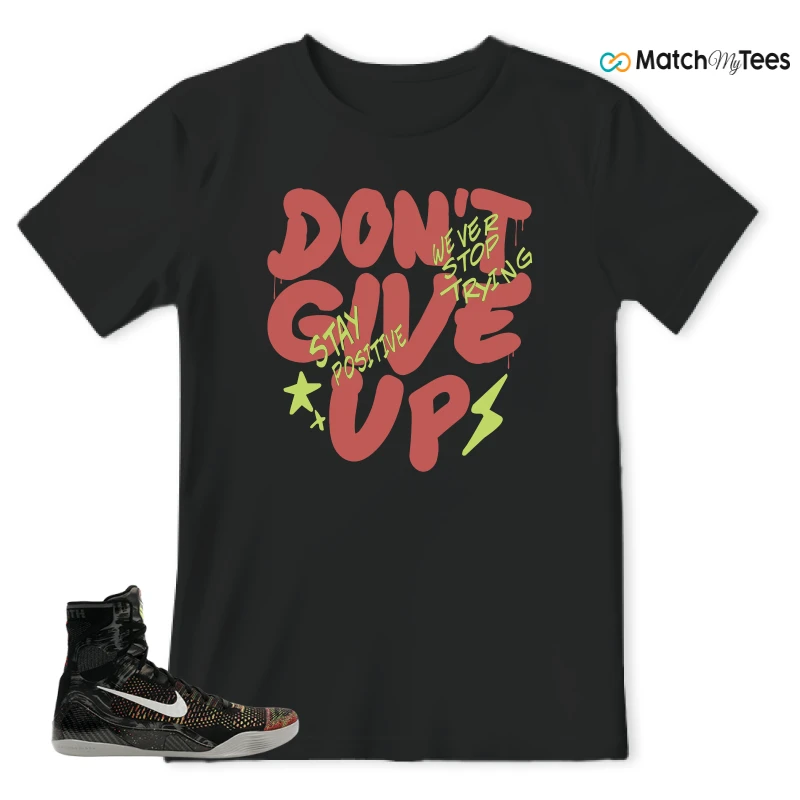 NIKE KOBE 9 ELITE MASTERPIECE SNEAKER Matching Tees T-shirt for Men
