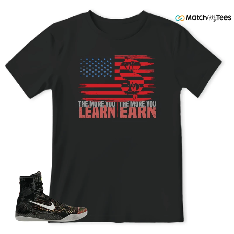 NIKE KOBE 9 ELITE MASTERPIECE SNEAKER Matching Tees t-shirt