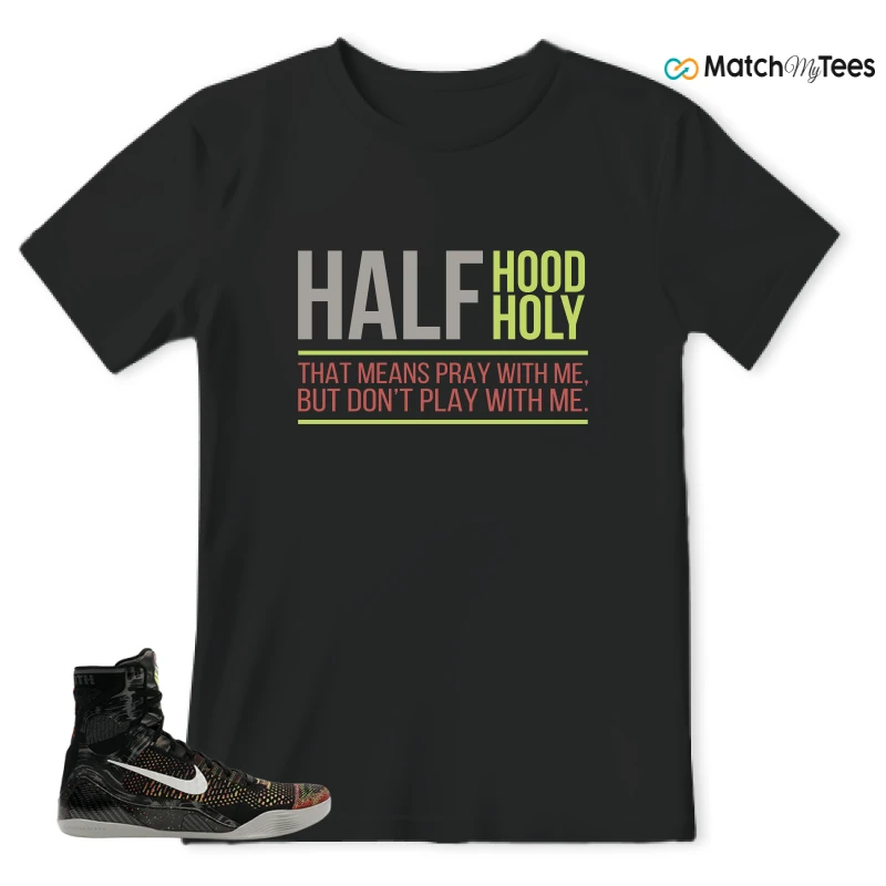 NIKE KOBE 9 ELITE MASTERPIECE SNEAKER Matching Tees t-shirt