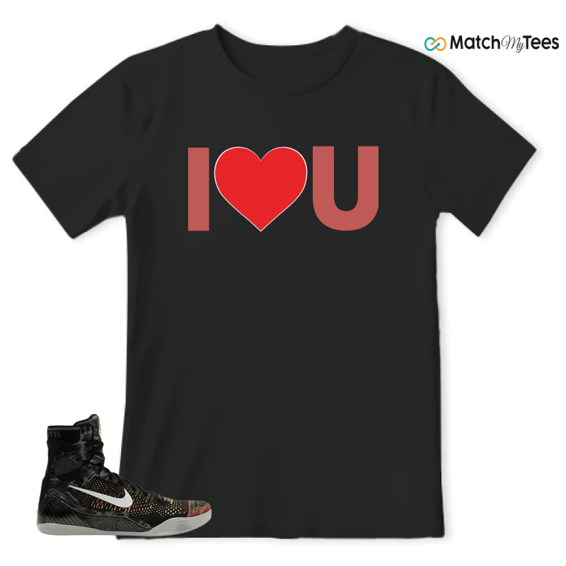 NIKE KOBE 9 ELITE MASTERPIECE SNEAKER Matching Tees t-shirt
