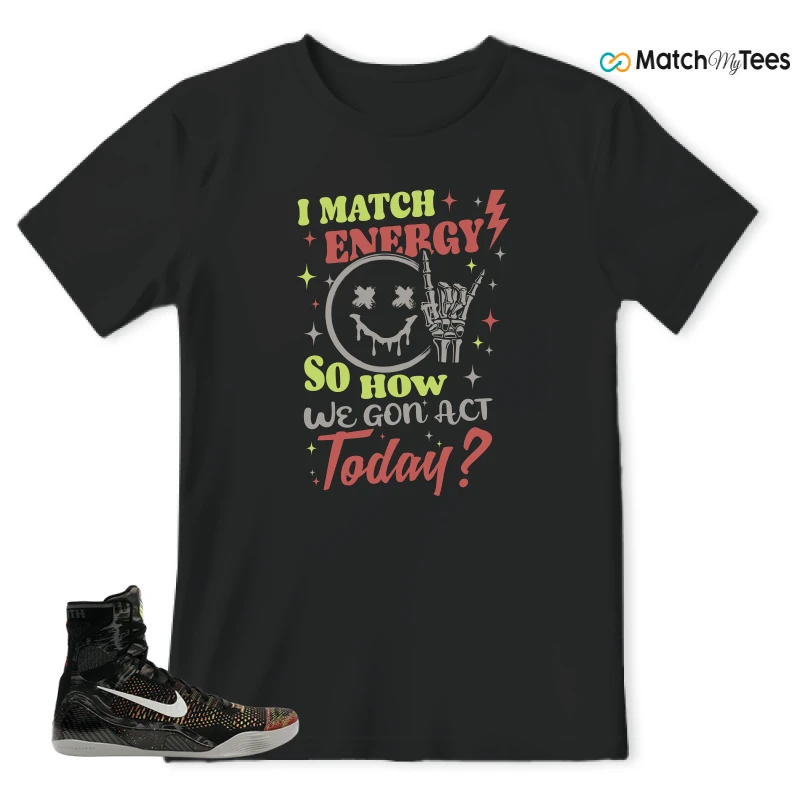 NIKE KOBE 9 ELITE MASTERPIECE SNEAKER Matching Tees t-shirt