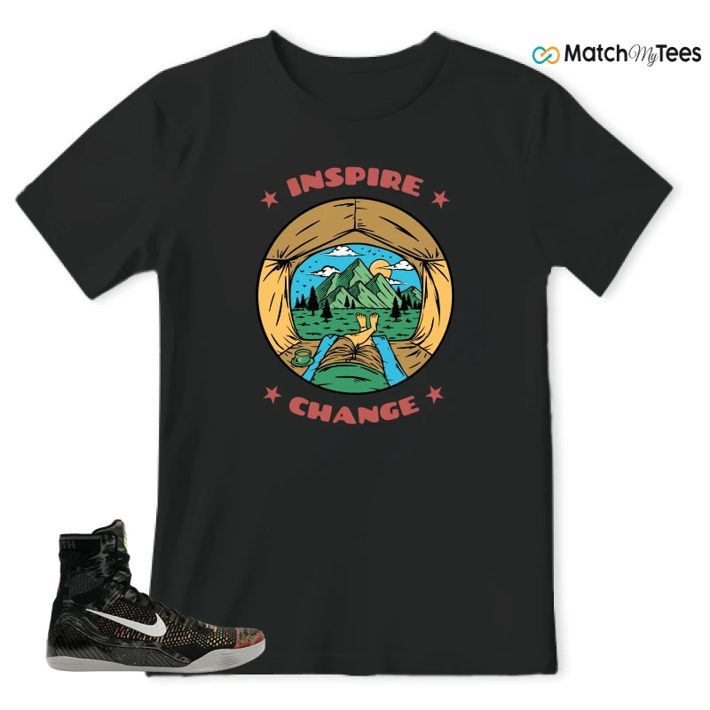 NIKE KOBE 9 ELITE MASTERPIECE SNEAKER Matching Tees t-shirt