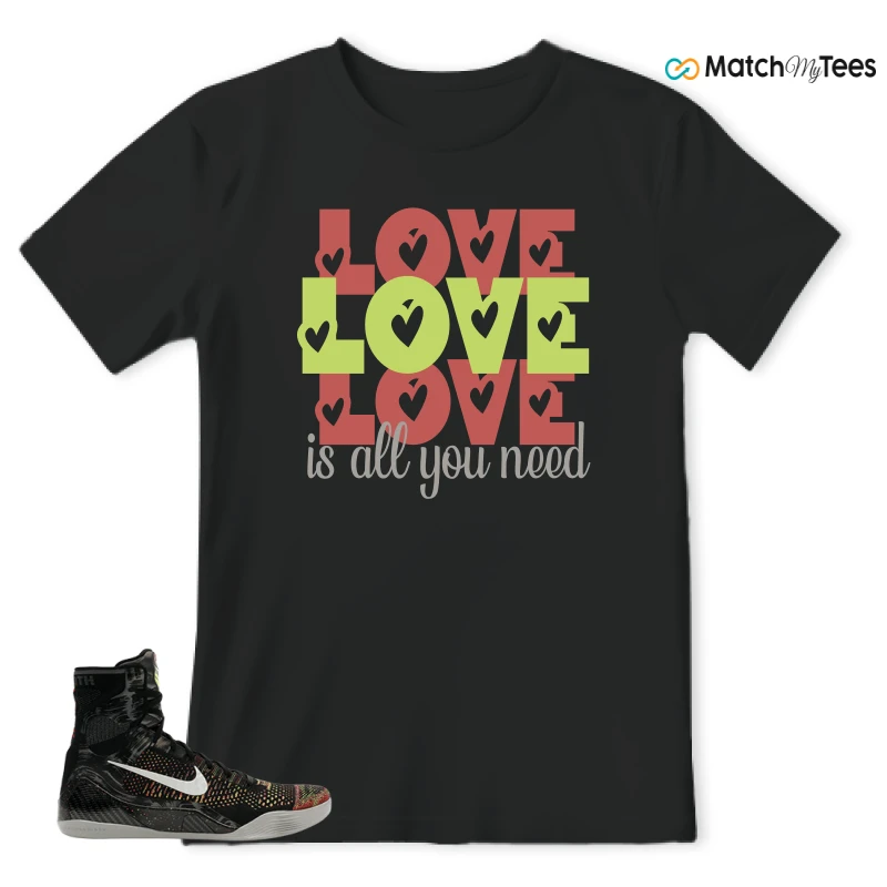 NIKE KOBE 9 ELITE MASTERPIECE SNEAKER Matching Tees T-shirt for Men