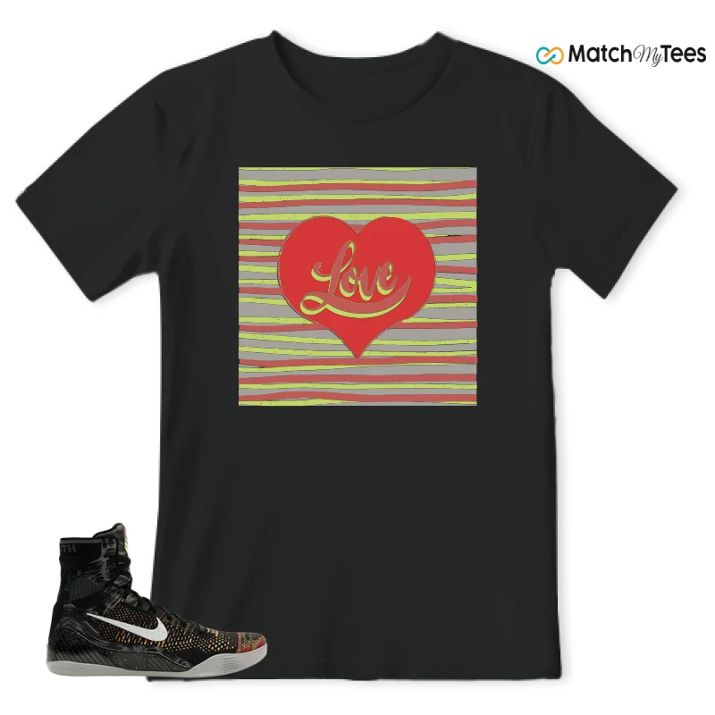 NIKE KOBE 9 ELITE MASTERPIECE SNEAKER Matching Tees t-shirt