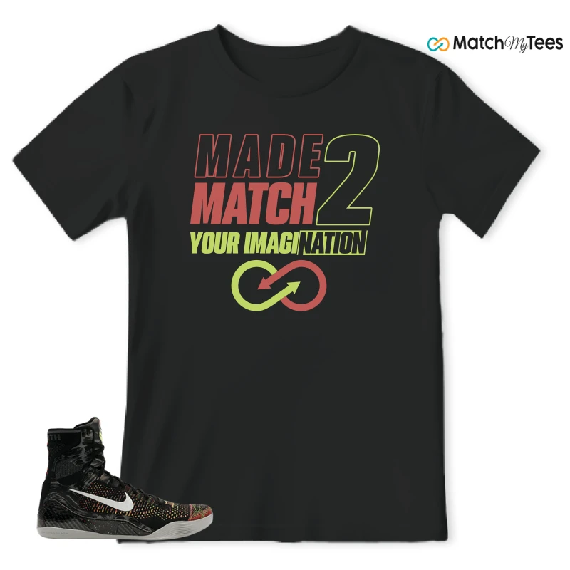 NIKE KOBE 9 ELITE MASTERPIECE SNEAKER Matching Tees t-shirt