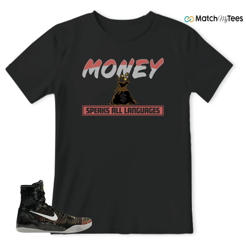 NIKE KOBE 9 ELITE MASTERPIECE SNEAKER Matching Tees t-shirt