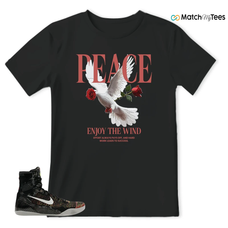 NIKE KOBE 9 ELITE MASTERPIECE SNEAKER Matching Tees T-shirt for Men