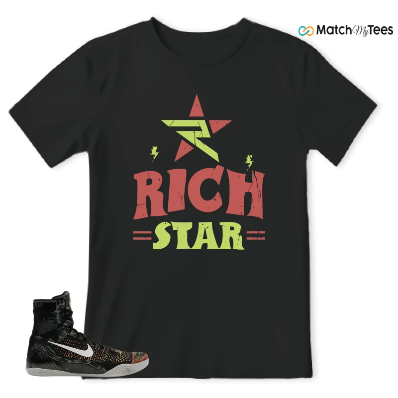 NIKE KOBE 9 ELITE MASTERPIECE SNEAKER Matching Tees t-shirt