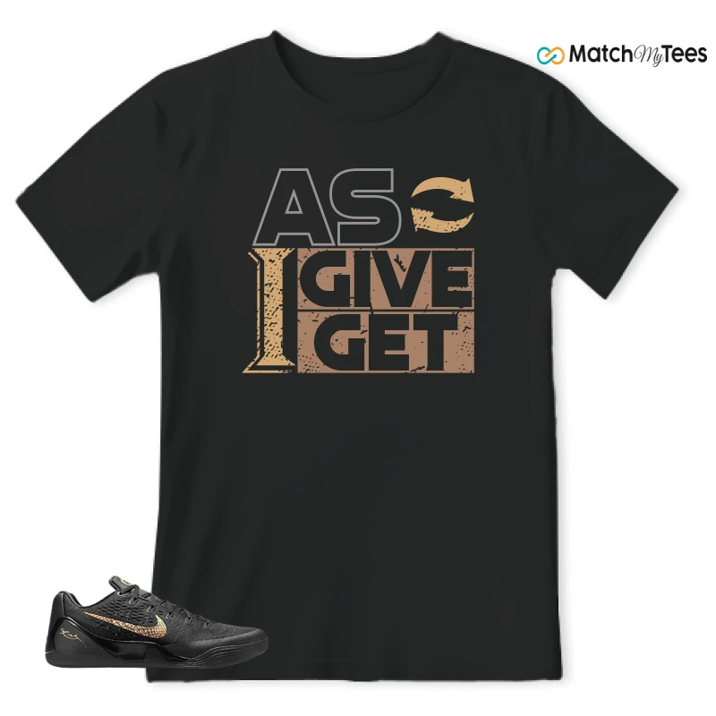NIKE KOBE 9 EM GIFT OF MAMBA SNEAKER Matching Tees t-shirt