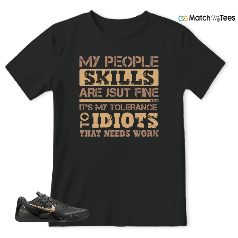 NIKE KOBE 9 EM GIFT OF MAMBA SNEAKER Matching Tees t-shirt