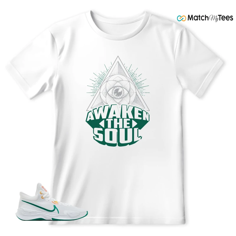 NIKE RENEW ELEVATE 3 WHITE MALACHITE SNEAKER Matching Tees t-shirt