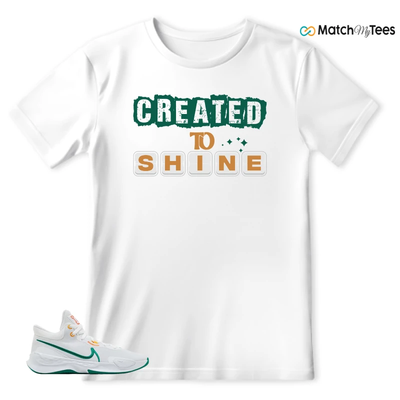 NIKE RENEW ELEVATE 3 WHITE MALACHITE SNEAKER Matching Tees t-shirt