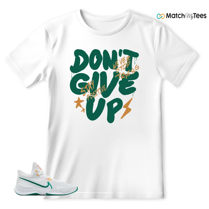 NIKE RENEW ELEVATE 3 WHITE MALACHITE SNEAKER Matching Tees t-shirt