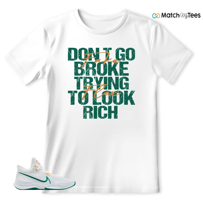 NIKE RENEW ELEVATE 3 WHITE MALACHITE SNEAKER Matching Tees t-shirt
