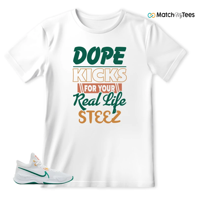 NIKE RENEW ELEVATE 3 WHITE MALACHITE SNEAKER Matching Tees t-shirt