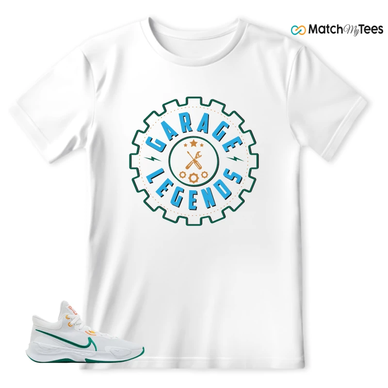 NIKE RENEW ELEVATE 3 WHITE MALACHITE SNEAKER Matching Tees t-shirt