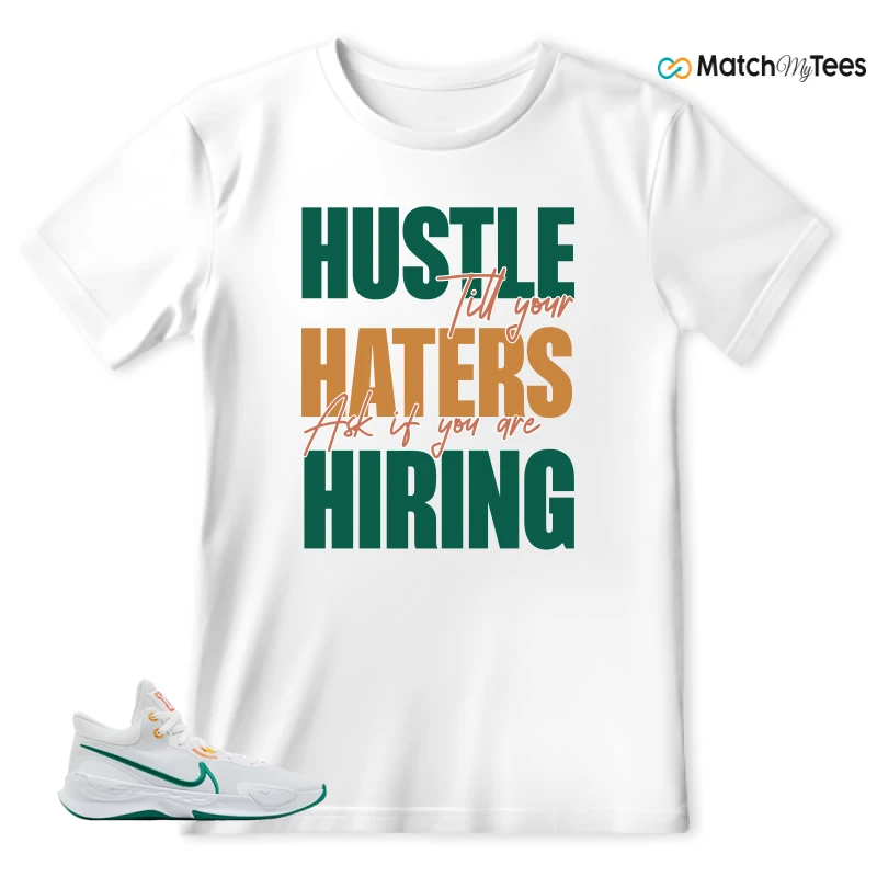 NIKE RENEW ELEVATE 3 WHITE MALACHITE SNEAKER Matching Tees T-shirt for Men