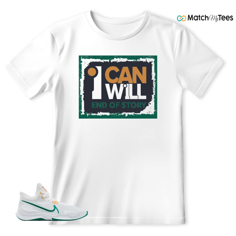 NIKE RENEW ELEVATE 3 WHITE MALACHITE SNEAKER Matching Tees t-shirt