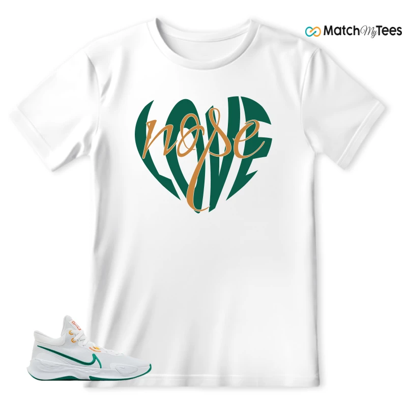 NIKE RENEW ELEVATE 3 WHITE MALACHITE SNEAKER Matching Tees T-shirt for Men