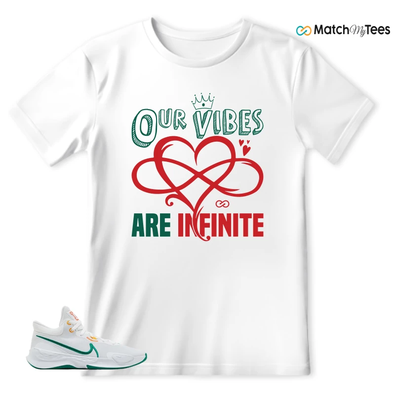 NIKE RENEW ELEVATE 3 WHITE MALACHITE SNEAKER Matching Tees t-shirt