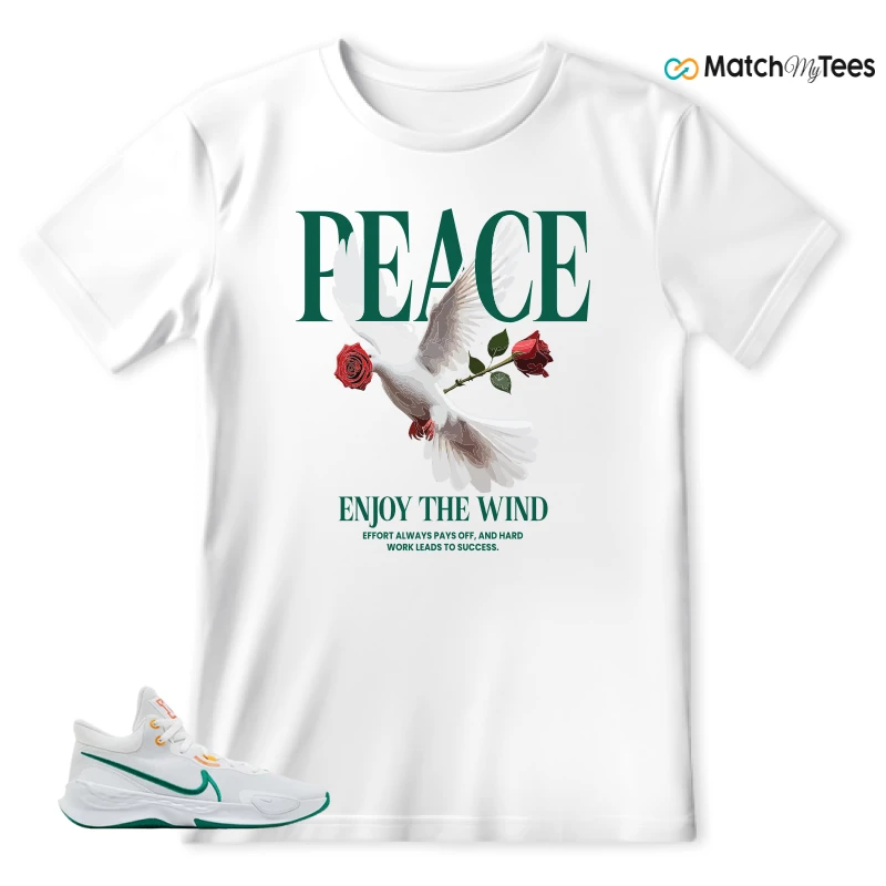 NIKE RENEW ELEVATE 3 WHITE MALACHITE SNEAKER Matching Tees t-shirt