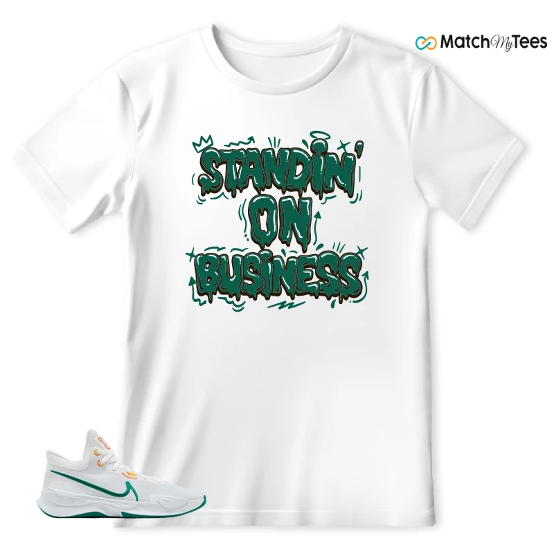 NIKE RENEW ELEVATE 3 WHITE MALACHITE SNEAKER Matching Tees t-shirt