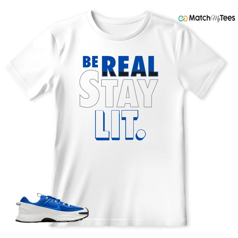 NIKE ZOOM VOMERO 5 ROAM RACER BLUE SNEAKER Matching Tees t-shirt