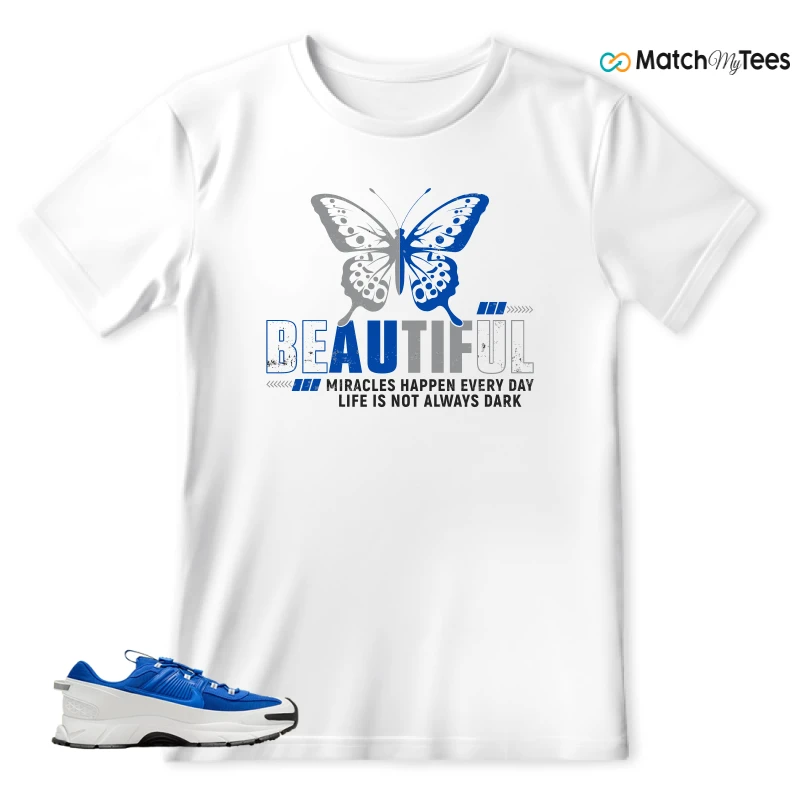 NIKE ZOOM VOMERO 5 ROAM RACER BLUE SNEAKER Matching Tees t-shirt