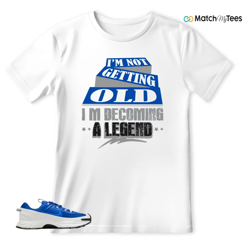 NIKE ZOOM VOMERO 5 ROAM RACER BLUE SNEAKER Matching Tees t-shirt