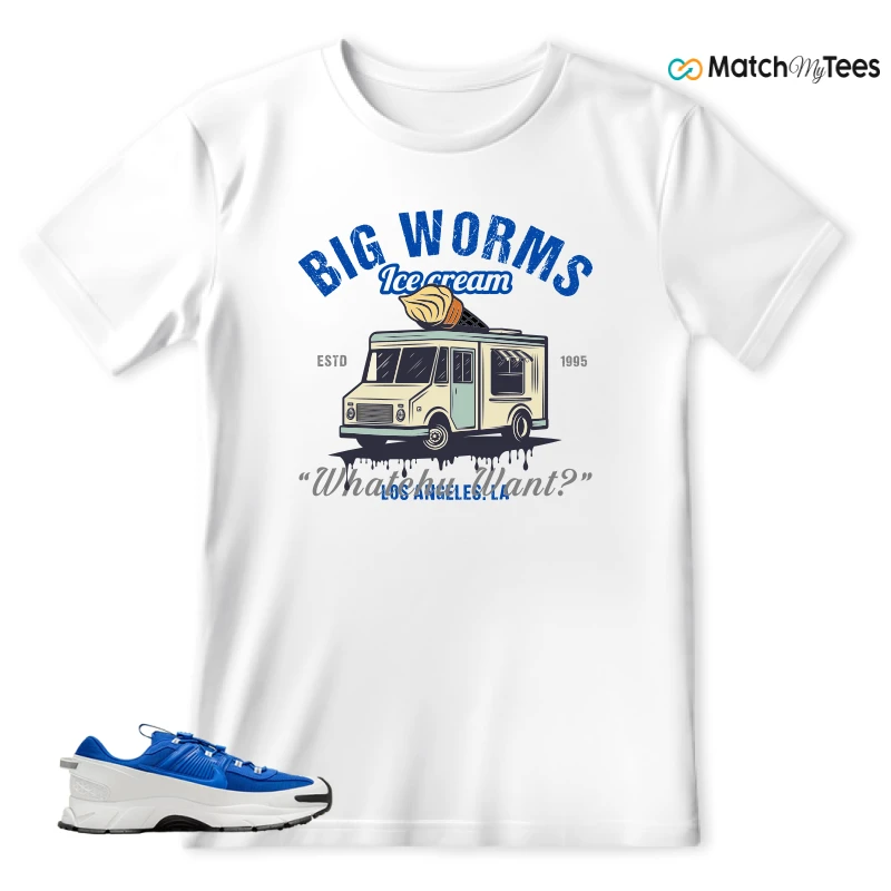 NIKE ZOOM VOMERO 5 ROAM RACER BLUE SNEAKER Matching Tees t-shirt
