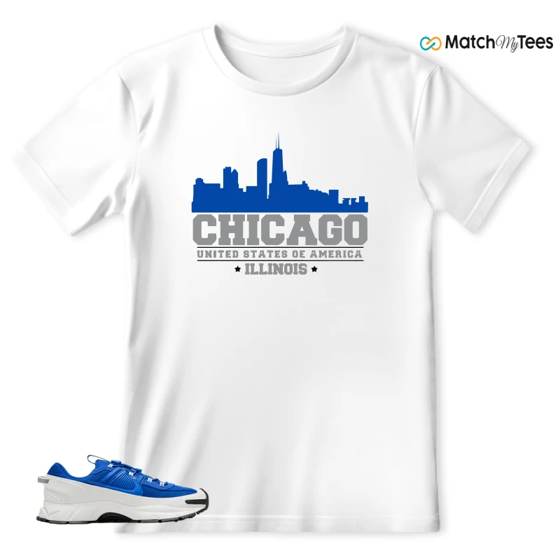 NIKE ZOOM VOMERO 5 ROAM RACER BLUE SNEAKER Matching Tees t-shirt