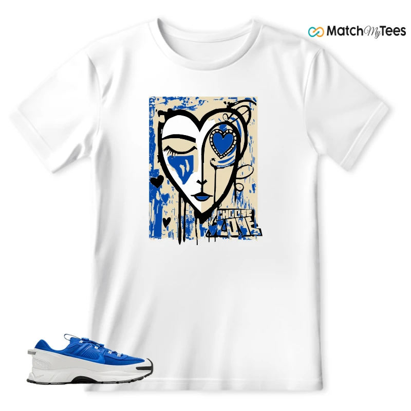NIKE ZOOM VOMERO 5 ROAM RACER BLUE SNEAKER Matching Tees t-shirt