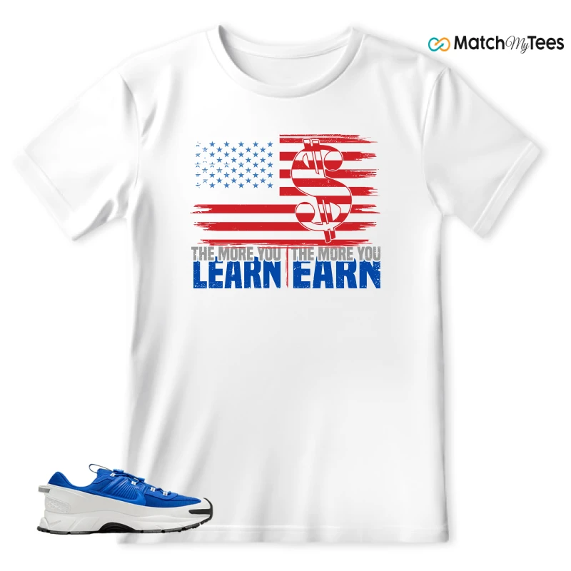 NIKE ZOOM VOMERO 5 ROAM RACER BLUE SNEAKER Matching Tees t-shirt