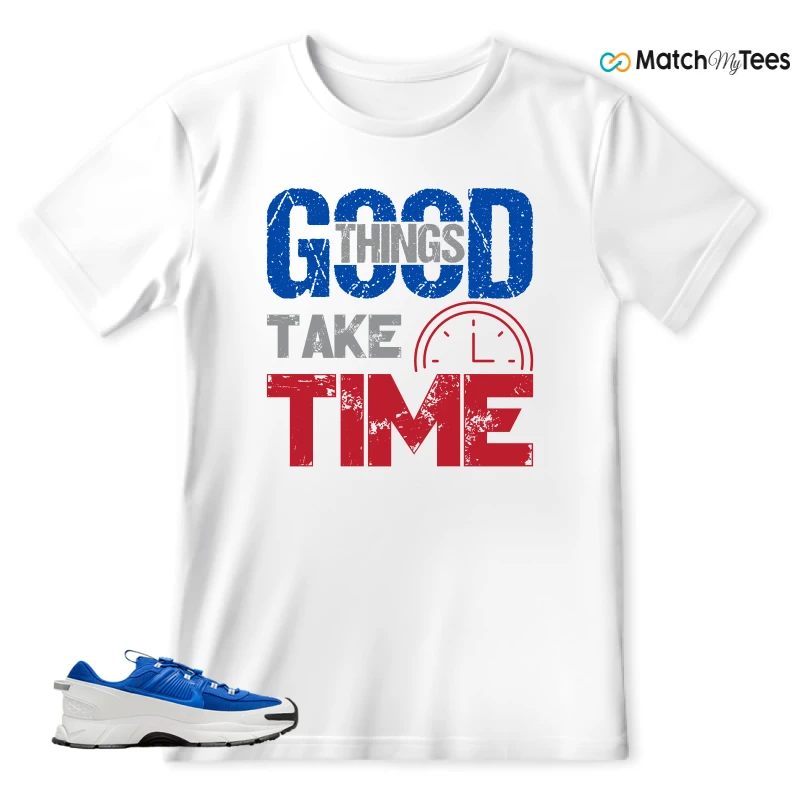 NIKE ZOOM VOMERO 5 ROAM RACER BLUE SNEAKER Matching Tees t-shirt