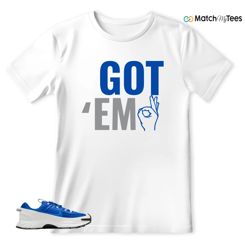 NIKE ZOOM VOMERO 5 ROAM RACER BLUE SNEAKER Matching Tees t-shirt