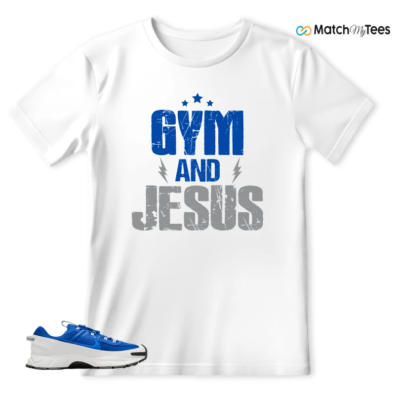 NIKE ZOOM VOMERO 5 ROAM RACER BLUE SNEAKER Matching Tees t-shirt