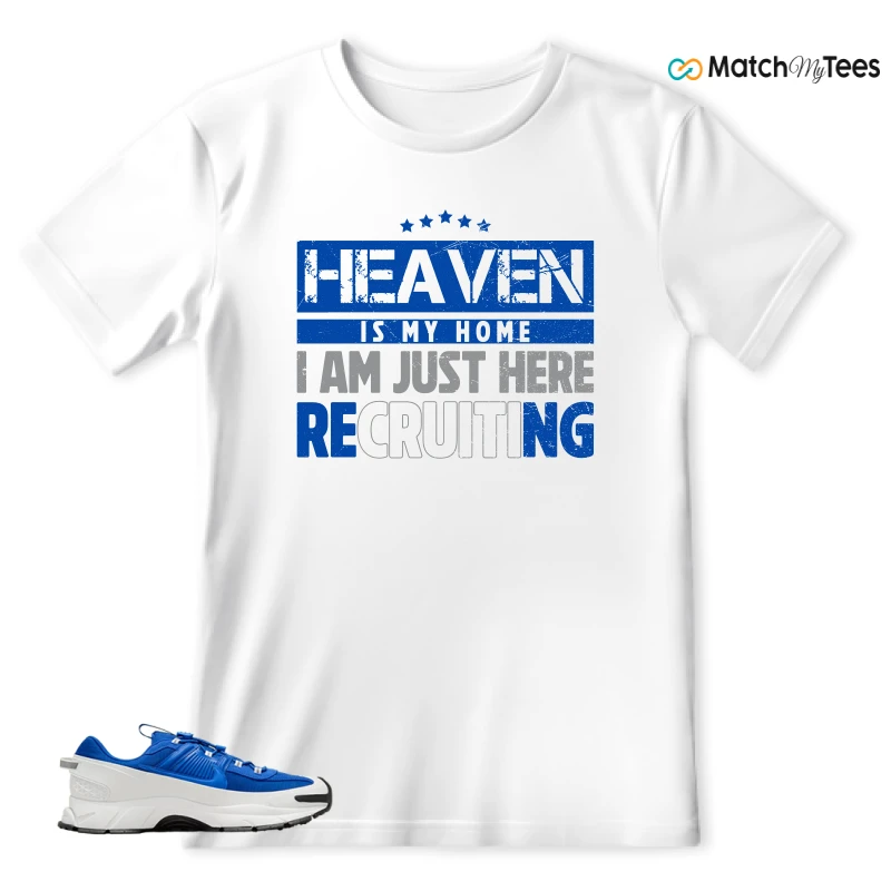 NIKE ZOOM VOMERO 5 ROAM RACER BLUE SNEAKER Matching Tees t-shirt