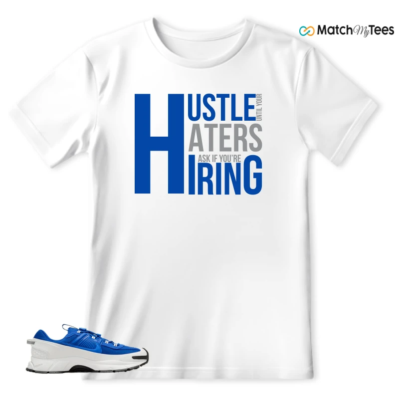 NIKE ZOOM VOMERO 5 ROAM RACER BLUE SNEAKER Matching Tees t-shirt