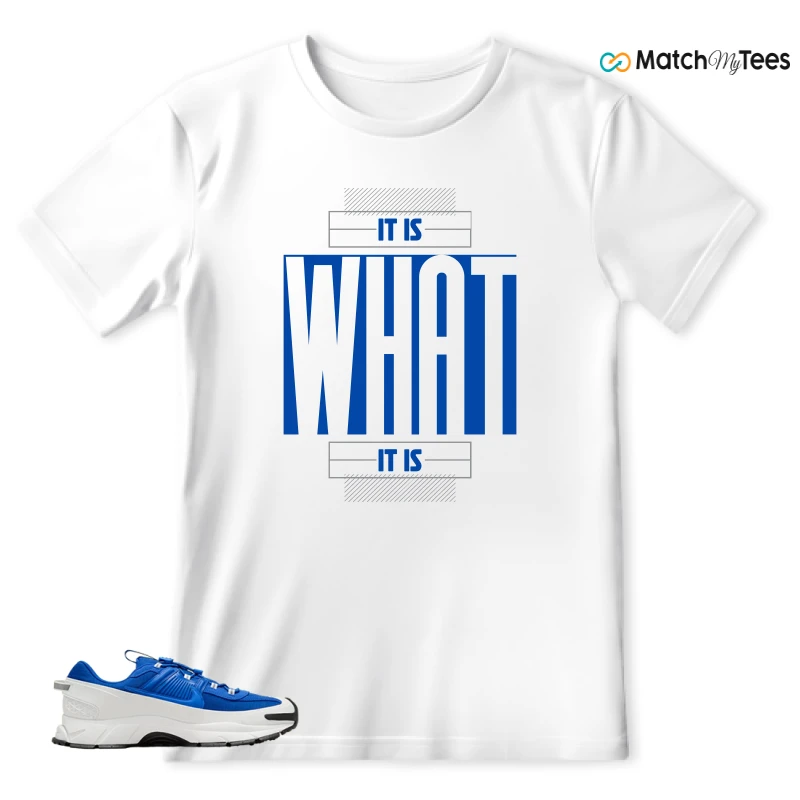 NIKE ZOOM VOMERO 5 ROAM RACER BLUE SNEAKER Matching Tees t-shirt