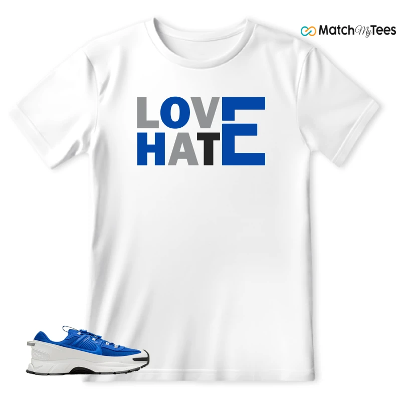 NIKE ZOOM VOMERO 5 ROAM RACER BLUE SNEAKER Matching Tees T-shirt for Men