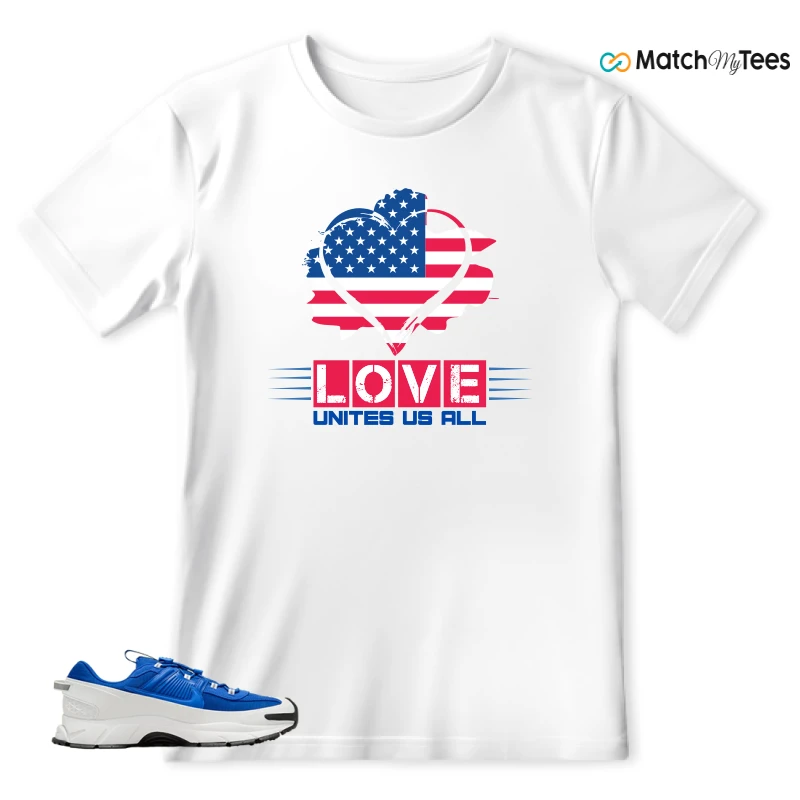 NIKE ZOOM VOMERO 5 ROAM RACER BLUE SNEAKER Matching Tees t-shirt