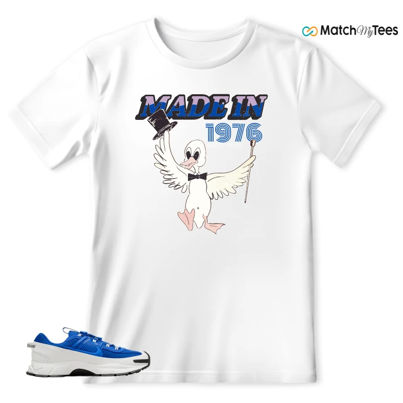 NIKE ZOOM VOMERO 5 ROAM RACER BLUE SNEAKER Matching Tees t-shirt