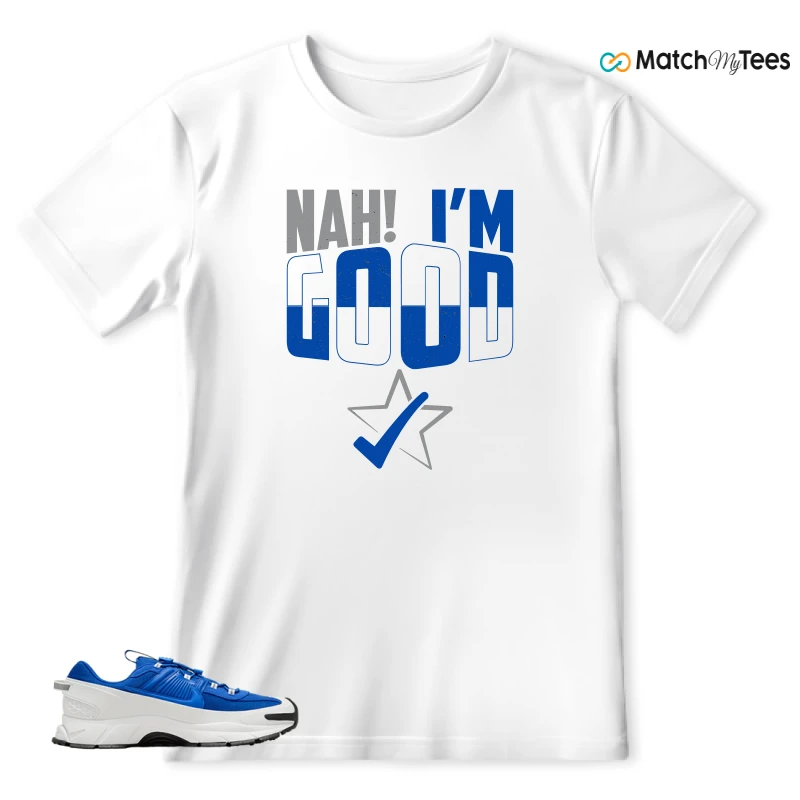 NIKE ZOOM VOMERO 5 ROAM RACER BLUE SNEAKER Matching Tees t-shirt