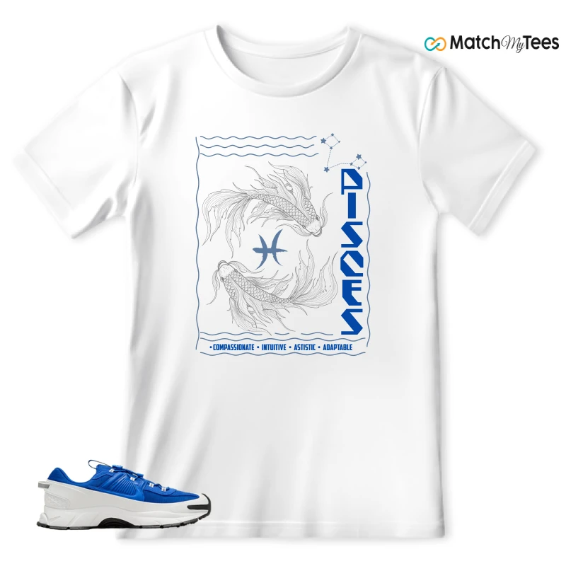 NIKE ZOOM VOMERO 5 ROAM RACER BLUE SNEAKER Matching Tees t-shirt
