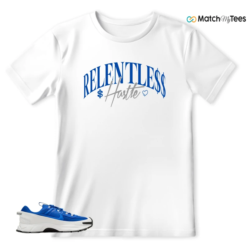 NIKE ZOOM VOMERO 5 ROAM RACER BLUE SNEAKER Matching Tees t-shirt