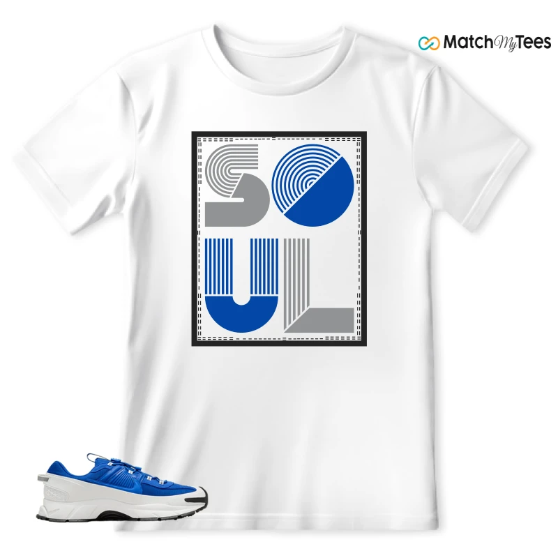 NIKE ZOOM VOMERO 5 ROAM RACER BLUE SNEAKER Matching Tees t-shirt